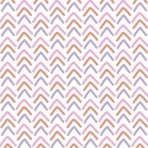 Abstract coordinate - triangle geometric shapes - girly pink orange and purple