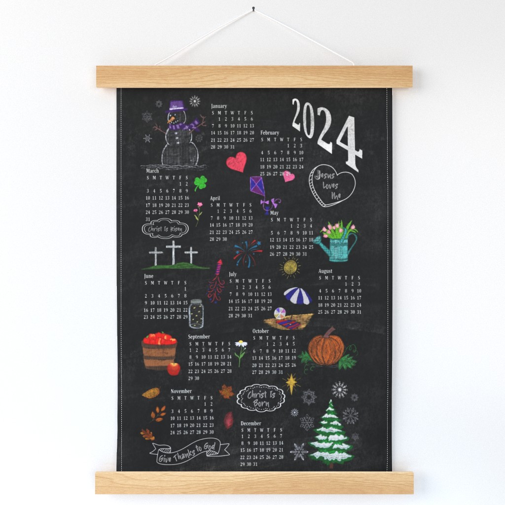 Chalk Doodle Calendar