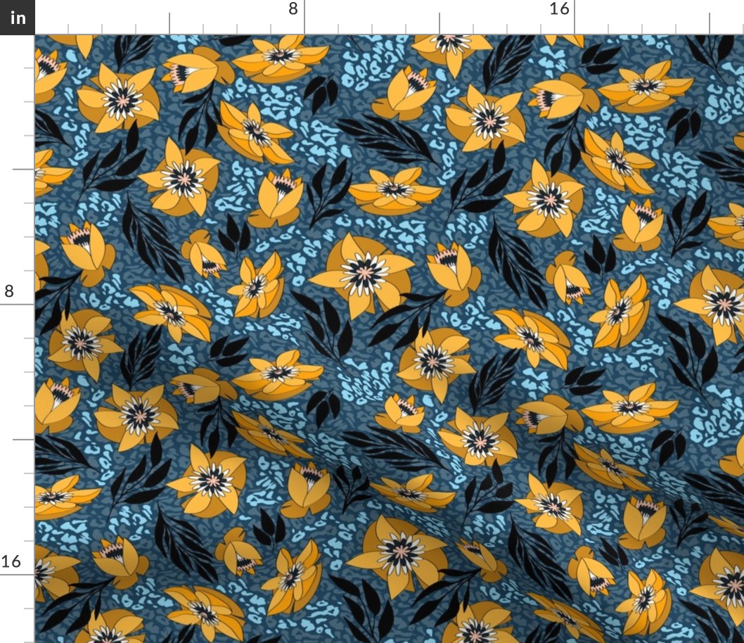 Flower Print_ORANGE