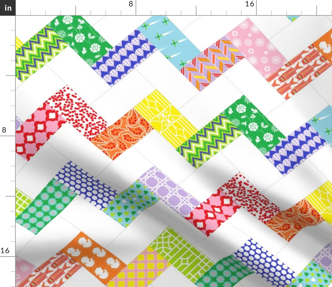 Happy Chevron Quilt