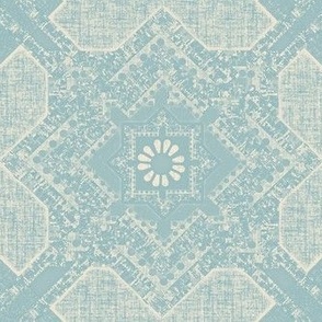 Victorian Cottage Quilts, Soft Blue and Cream