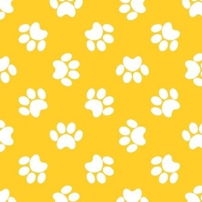 Paw Prints - Yellow