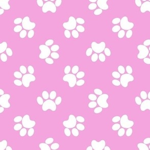 Paw Prints - Light Pink