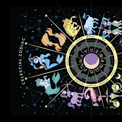 Zodiac Fabric, Wallpaper and Home Decor | Spoonflower