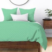 Tiny Polka Dots - Mint Green