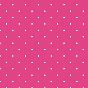 Tiny Polka Dots - Hot Pink