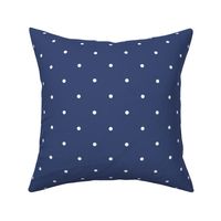 Tiny Polka Dots - Navy Blue