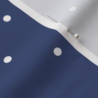 Tiny Polka Dots - Navy Blue