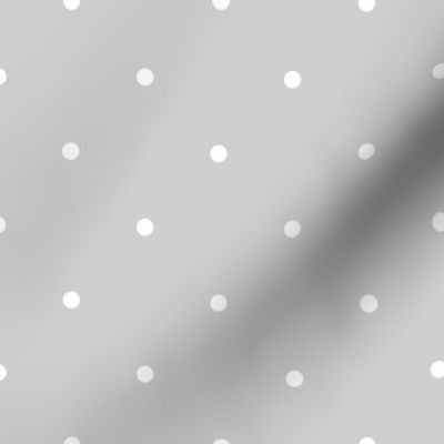 Tiny Polka Dots - Light Gray