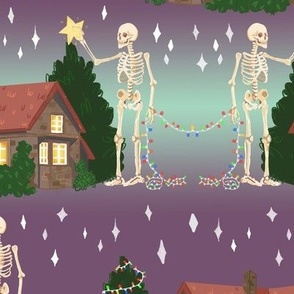 Big Christmas Skeleton Glow