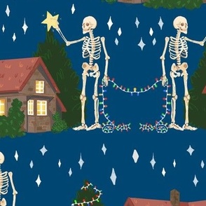 Big Christmas Skeleton Night