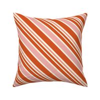 Diagonal Candy Cane Stripe | Regular Scale