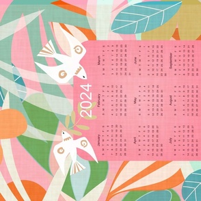 2024 Peace Dove Calendar