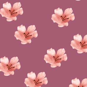 Lovely In Pink Flower Pattern
