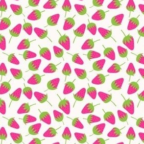 Color Pop Strawberries - hot pink lime green