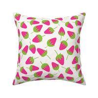 Color Pop Strawberries - hot pink lime green