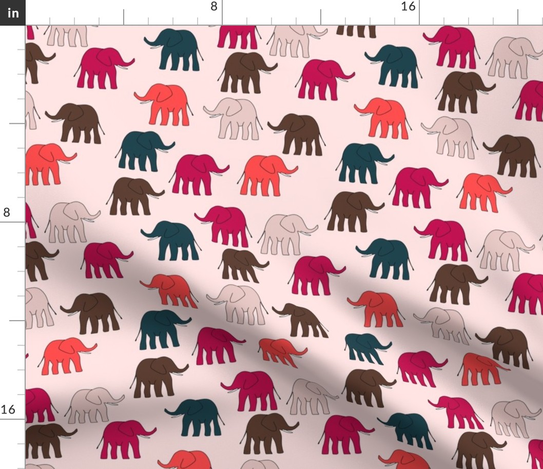 Pink elephants, Girl Elephants