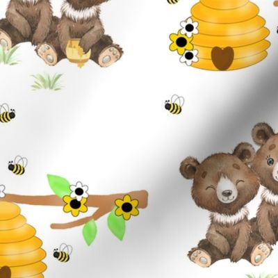 Woodland Bear Honey Bee Hive - Smaller Size