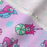 Pastel Goth Christmas Witch Pink Christmas Gothic Witchy Magical 