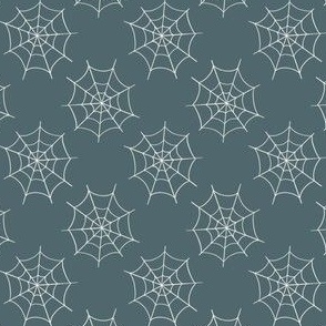 Simple Spiderwebs - Teal