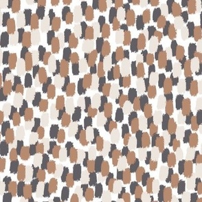 Abstract Animal - Leopard Print - Brown - Small