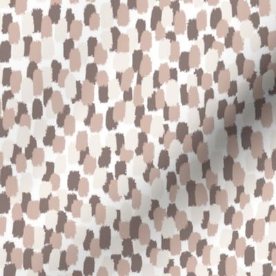 Abstract Animal - Leopard Print - Brown Beige - Small