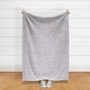 Abstract Animal - Leopard Print - Lavender Grey - Small