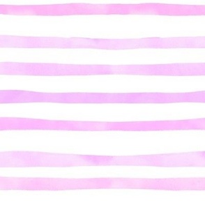 Pink Watercolor Stripes large