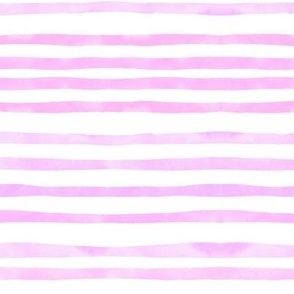 Pink Watercolor Stripes medium