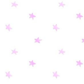 Pink Watercolor Stars small