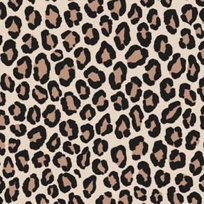 Neutral Leopard Fabric, Wallpaper and Home Decor | Spoonflower