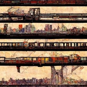 Collage of Elevated Transit