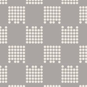 Gray Dotted Squares