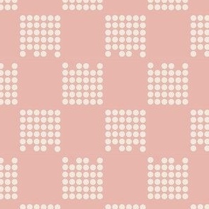 Pink Dotted Squares