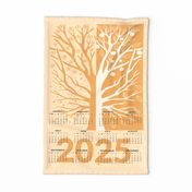 Four Seasons Tree Calendar 2024  English Yellow