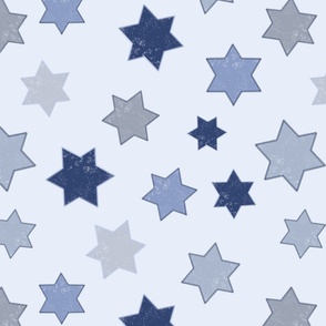 Holiday Blue Stars