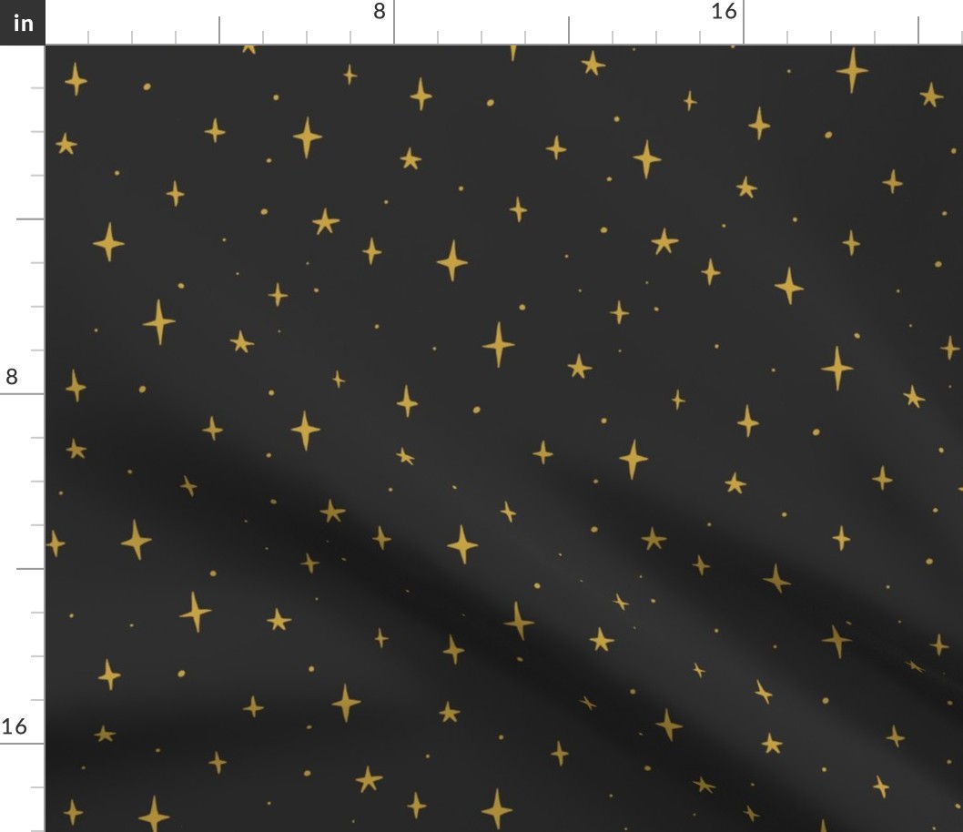 Stars // grey background // medum scale // 7"