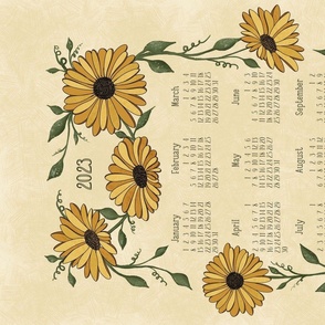 Black Eyed Susan 2023 Calendar