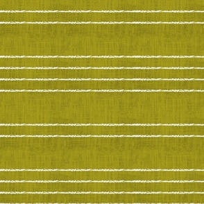 Fika Break- Chalky Stripes- Citronella Olive Yellow- Horizontal- Regular Scale