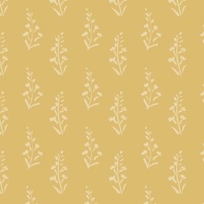 Pressed love - beige and yellow // medium scale 