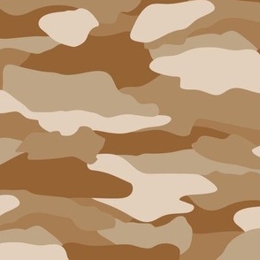 Desert Inspired Modern Abstract Camouflage 12in