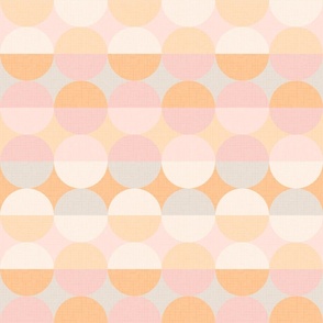 Creative dreams horizontal sunset peach pink 12 Large wallpaper by Pippa Shaw