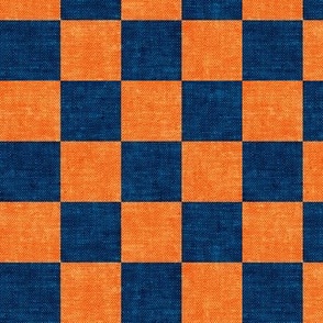 (1.5" scale) orange and blue checks - LAD22