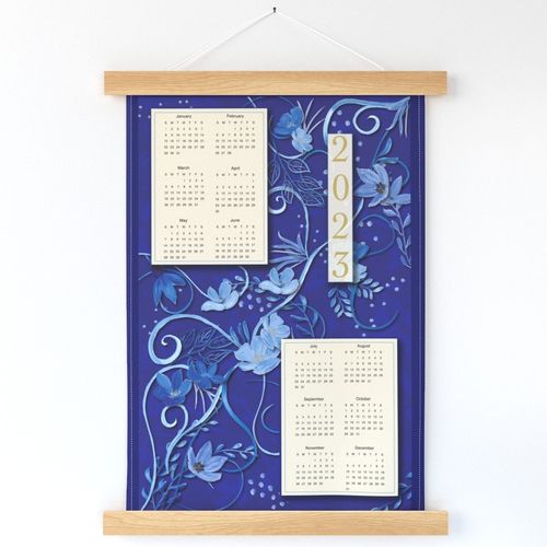 Midnight Blue 2023 Calendar