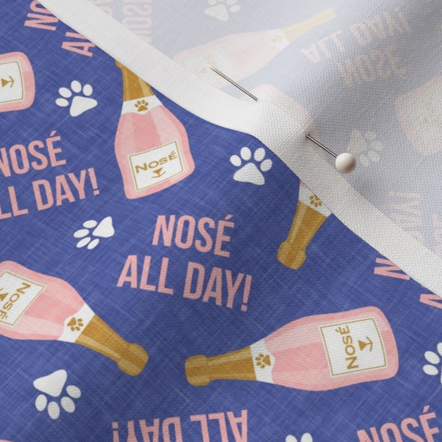 NOSÉ ALL DAY! - doggy wine bottles - DOG ROSÉ- Dogs & Wine - peri - LAD22