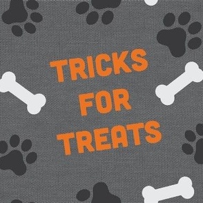Halloween Dog Tricks For Treats, Dog Halloween Fabric