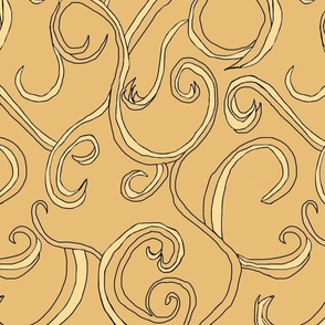 Golden Swirls