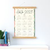 Hello 2023 Wall Hanging Calendar