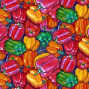 medium-Red, Green and Yellow Peppers