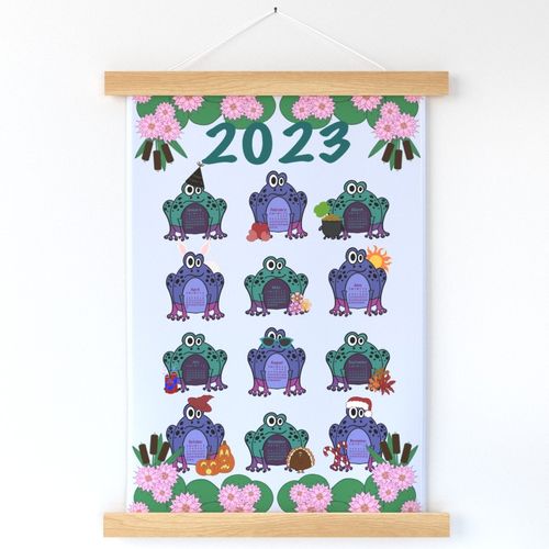 2023 Frog Calendar